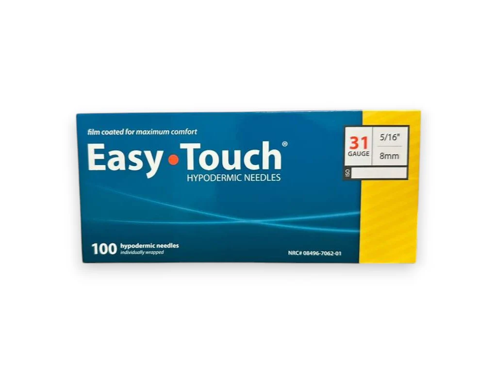 Easy Touch Hypodermic Needles, 31G 5/16" 8mm, 803106, Box of 100 - Image 2