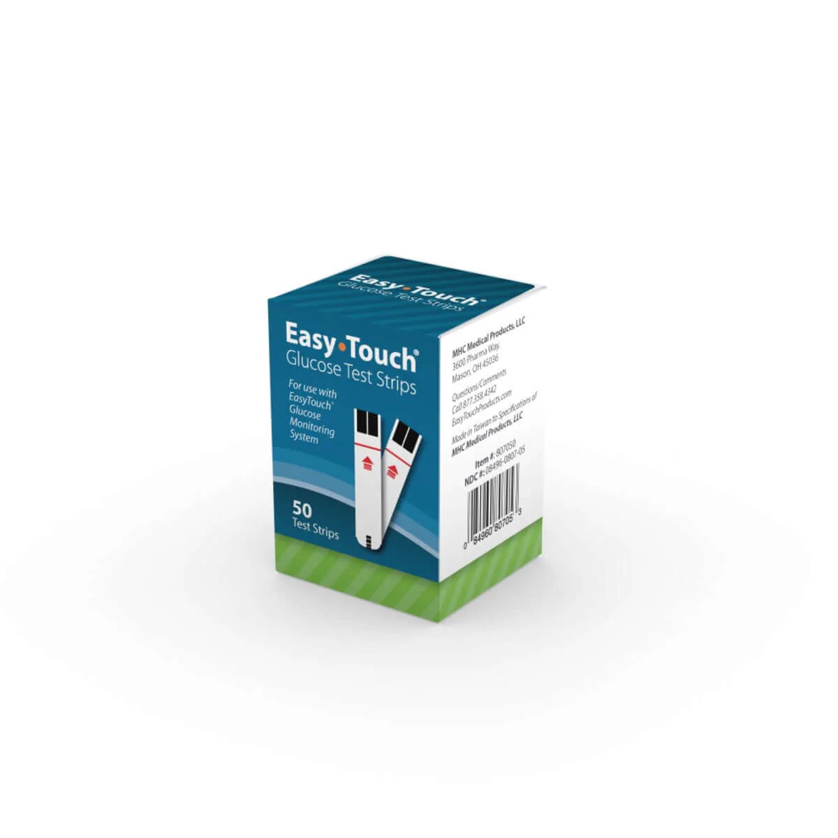 Easy Touch Glucose Test Strips, 807050